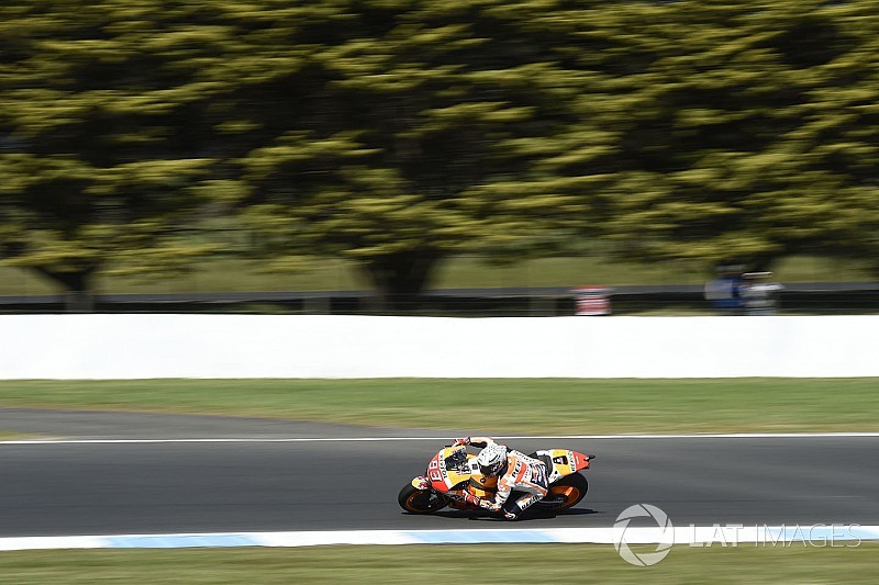 Pole de Márquez, gatillazo de Dovizioso