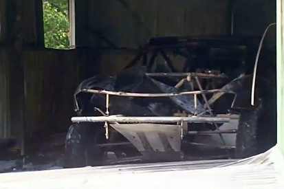 Peter Brock’s Dakar car destroyed in fire