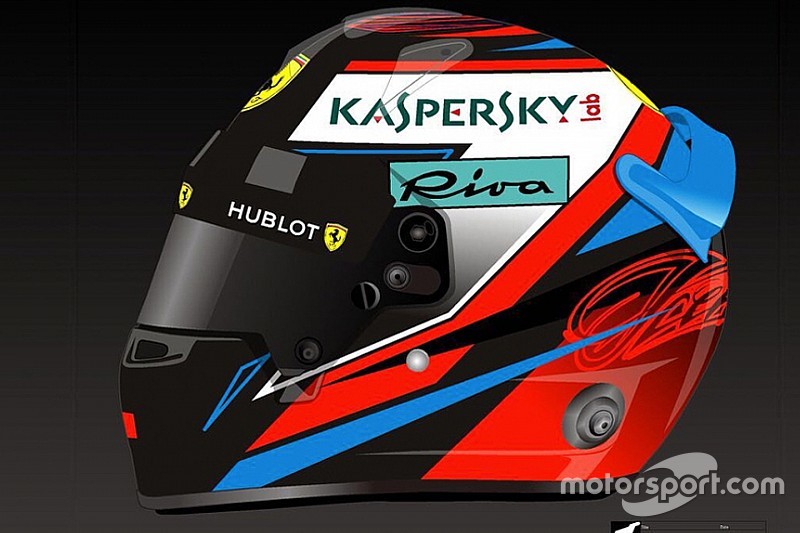 Raikkonen apresenta capacete de 2018 no Instagram