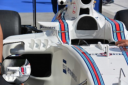 Технический брифинг: крепление зеркал Williams FW38