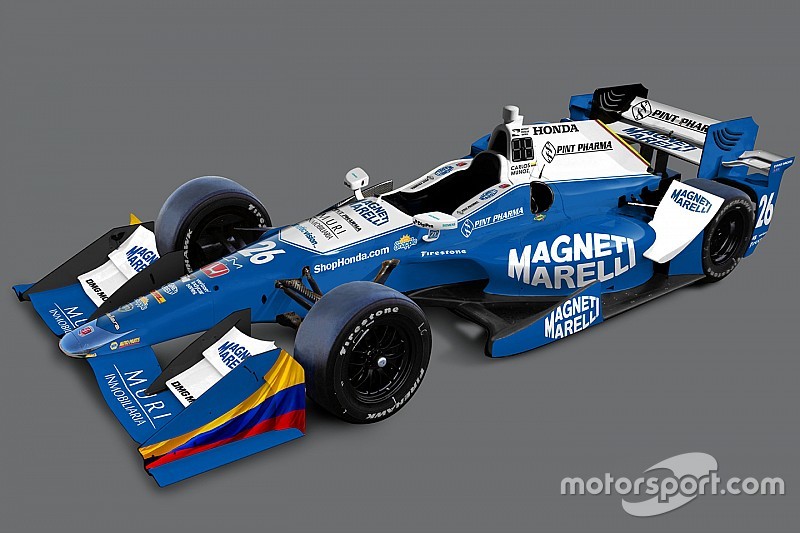 Il marchio Magneti Marelli sulle Dallara del team Andretti Autosport