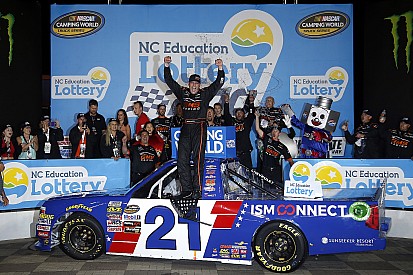 Johnny Sauter pulls away for first Truck win at Charlotte