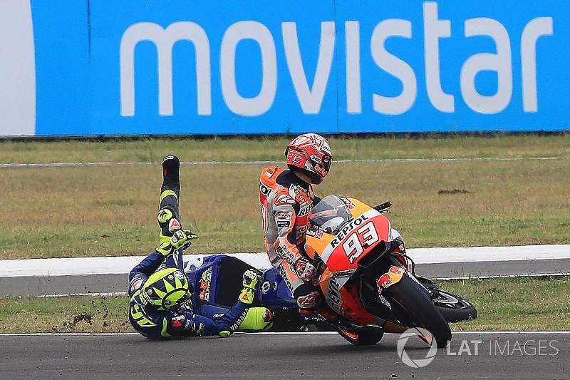 GALERIA: Márquez joga Rossi fora da pista na Argentina