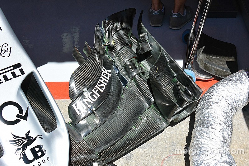 Технический брифинг: переднее антикрыло Force India VJM09
