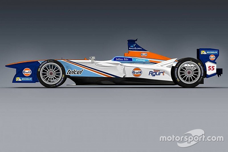 Team Aguri ab sofort in den Traditionsfarben von Sponsor Gulf