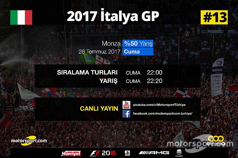 2017 İtalya GP Sanal Turnuva: Canlı Yayın