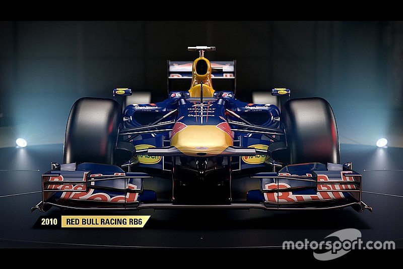 Red Bull RB6 masuk susunan mobil klasik F1 2017