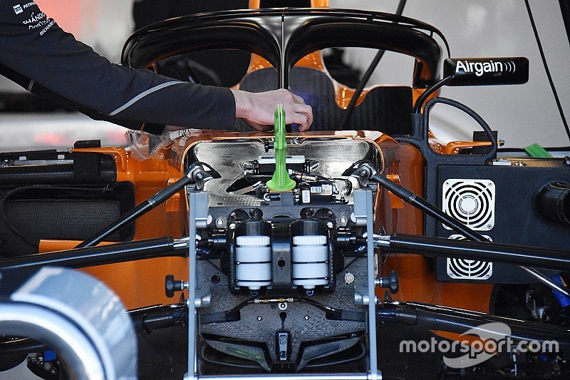 McLaren: i cinematismi della sospensione restano nella scocca