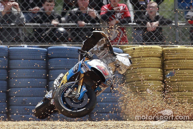 【MotoGP】ロレンソ「神からの警告だ」とミラーのクラッシュを語る