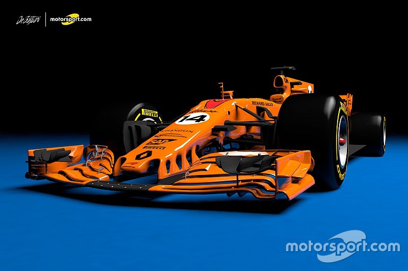 Designstudie: Der McLaren-Renault für die Formel 1 2018