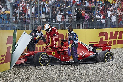 Verstappen defiende a Vettel de su error en Alemania