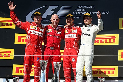 Vettel termina sequía de victorias y lidera doblete de Ferrari
