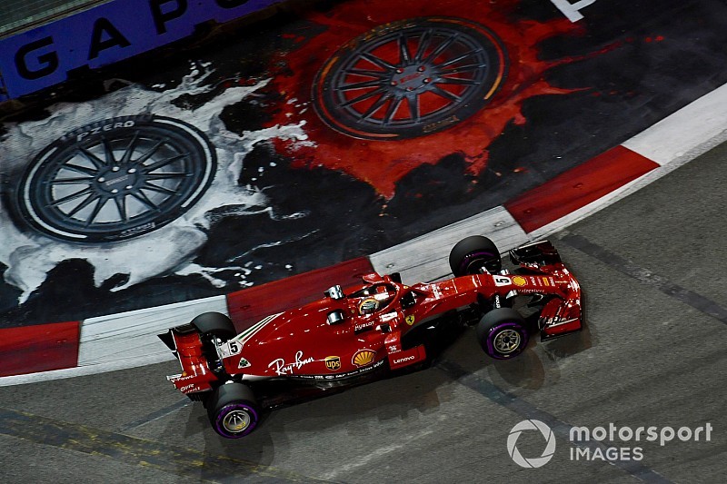 Vettel reage e lidera terceiro treino livre em Singapura