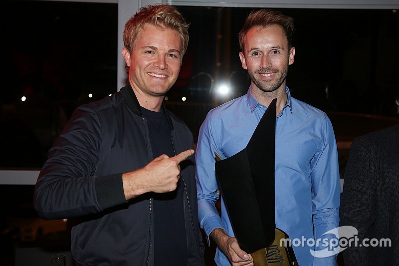Nico Rosberg bei Rene Rasts Meisterfeier: