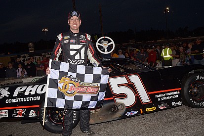 Kyle Busch rallies late to win his second Snowball Derby