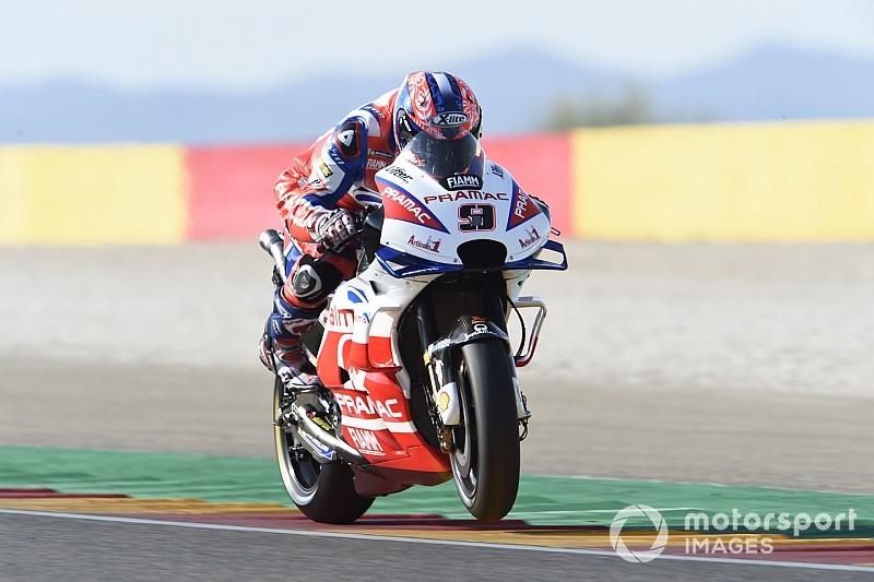 Petrucci gap to works Ducatis