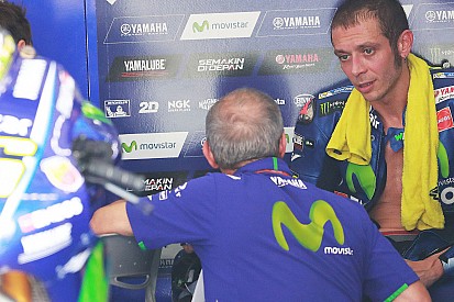Rossi: Mustahil kendarai Yamaha di trek basah