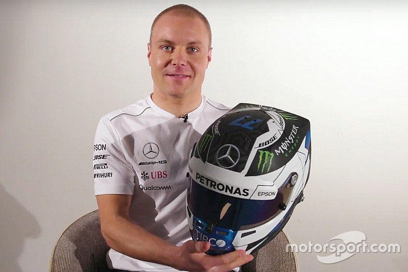 Fotogallery: ecco il casco 2018 di Valtteri Bottas