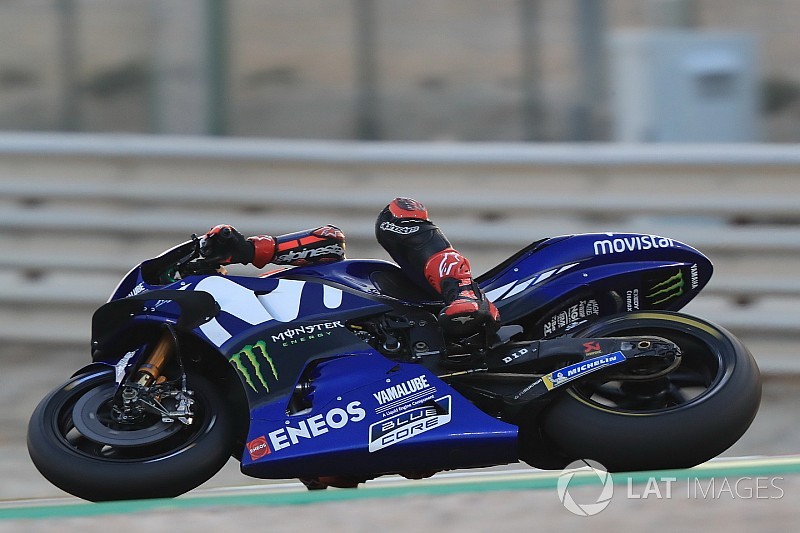 Viñales vê Yamaha mais constante no Catar; Rossi é cético