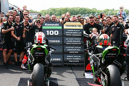 Kawasaki passe le cap des 100 victoires en WSBK