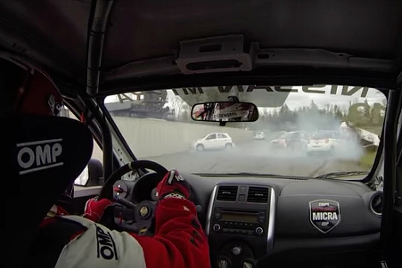 Video: Megaklappers in de Nissan Micra Cup