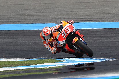 MotoGP Thailand: Warm-up, Marquez di depan duo Yamaha