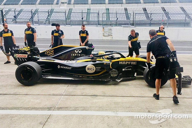 Test Pirelli: la pioggia condiziona il lavoro della Renault a Suzuka