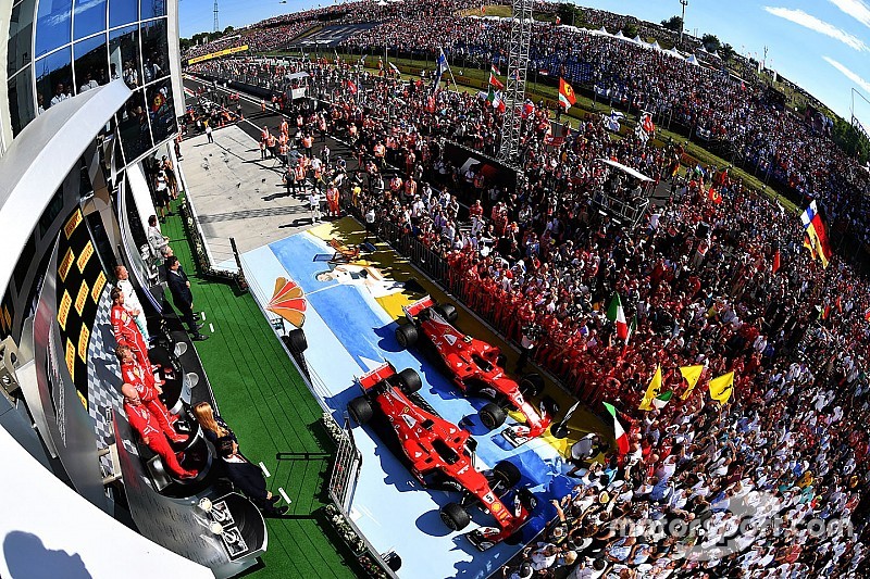 La historia detrás de la foto: Vettel se lleva las celebraciones