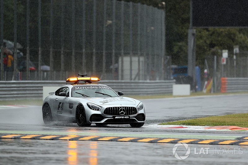 Formel 1 2017 in Monza: Nur eine Viertelstunde Regentraining