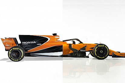 Compare a McLaren de 2018 com a versão de 2017