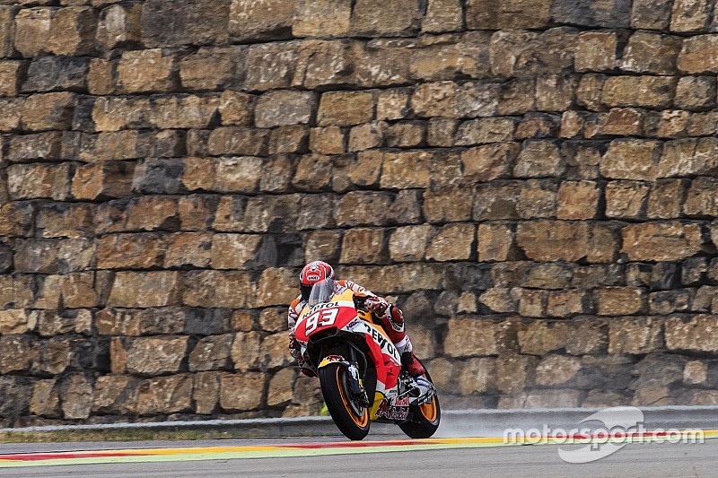 Aragon MotoGP 3. Antrenman: Kuru zeminde Marquez lider!