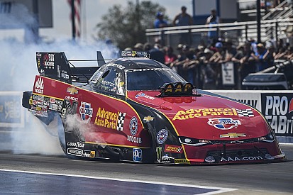 Courtney Force wins in Arizona as father John escapes explosion