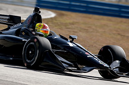Pietro Fittipaldi comemora teste surpresa pela Indy