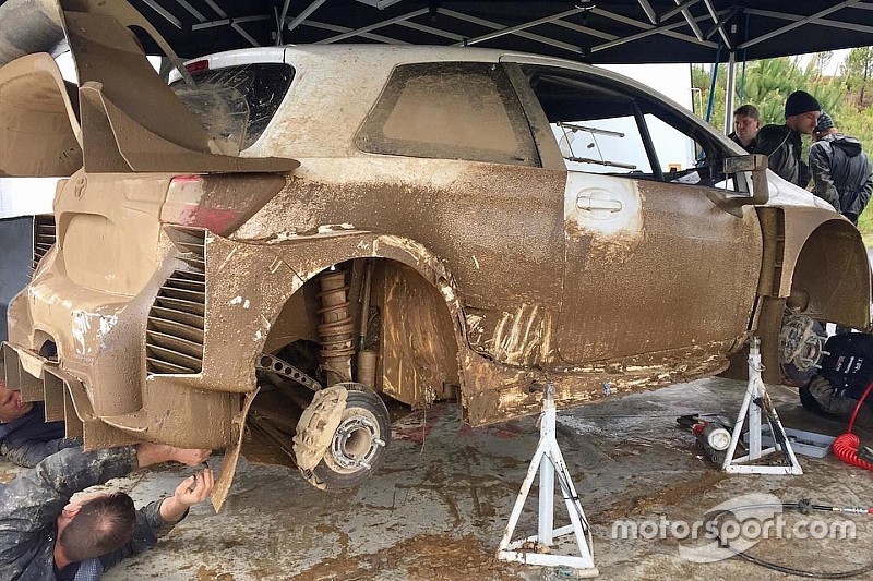 Vivimos una jornada de test en Portugal con el Toyota Yaris WRC 2017