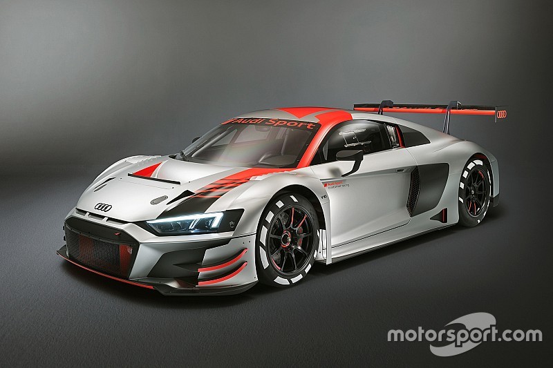 Audi: presentata al Salone dell'Automobile di Parigi 2018 la nuova R8 LMS GT3