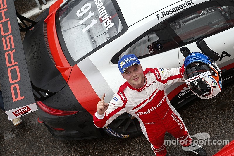 Felix Rosenqvist im Porsche Supercup