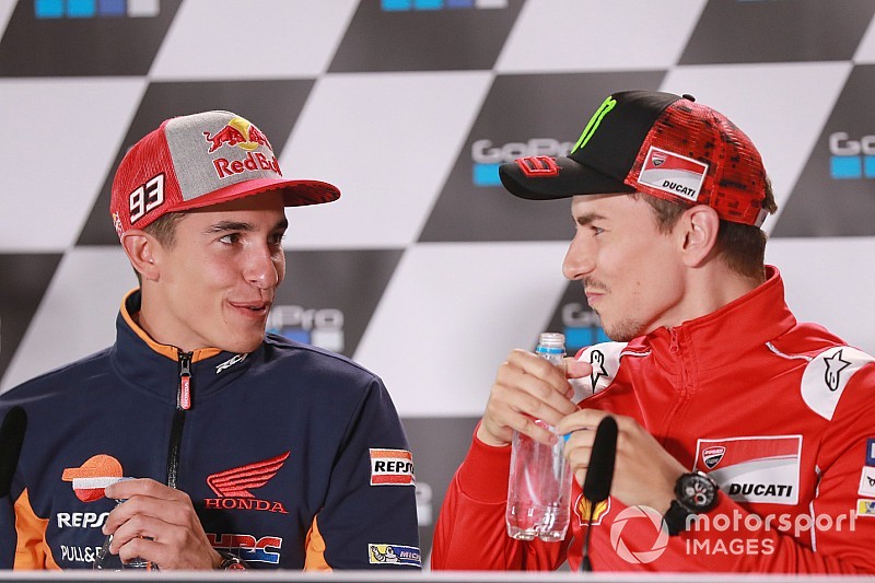 La pace tra Lorenzo e Marquez passa per i social: Marc incoraggia Jorge su Twitter