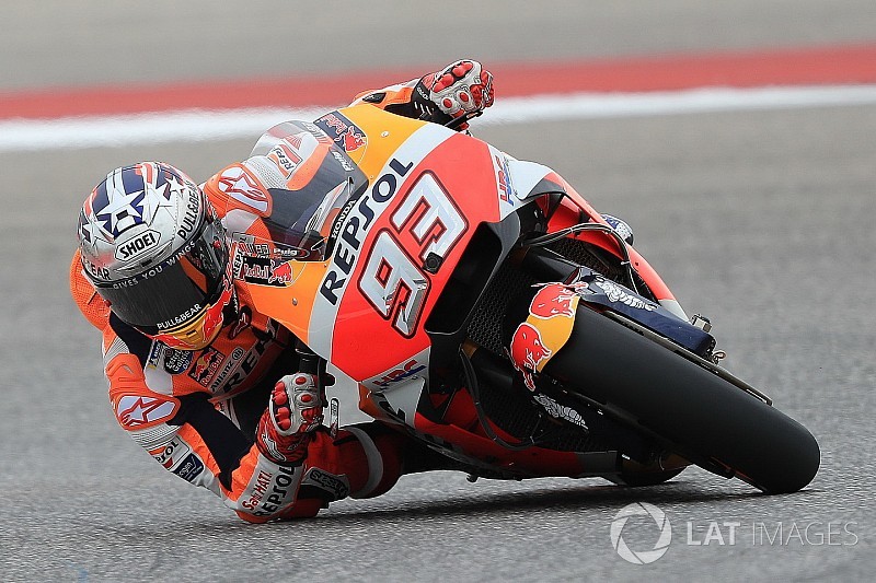 VIDEO: Kecelakaan Marquez di FP2 MotoGP Amerika