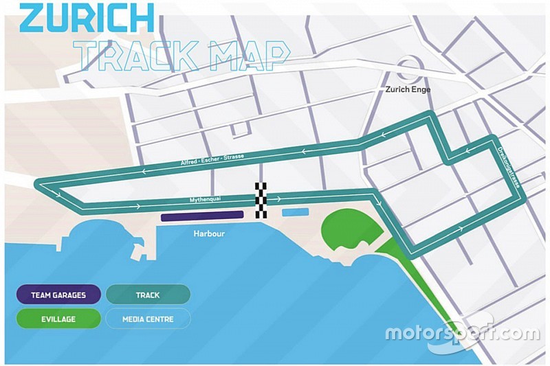 Le tracé de l'E-Prix de Zurich dévoilé