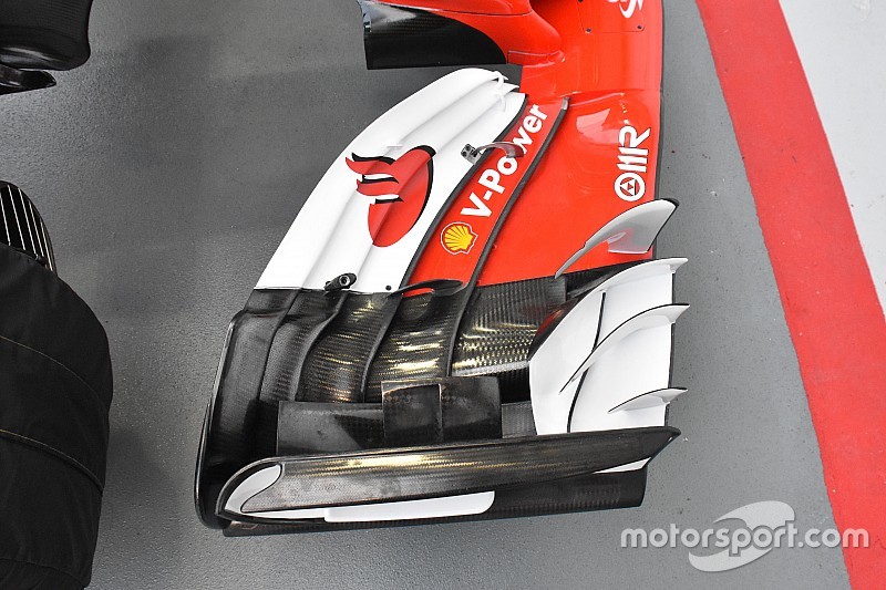 A leszorítóerő nyomában: tökéletes példa a Ferrari első szárnya