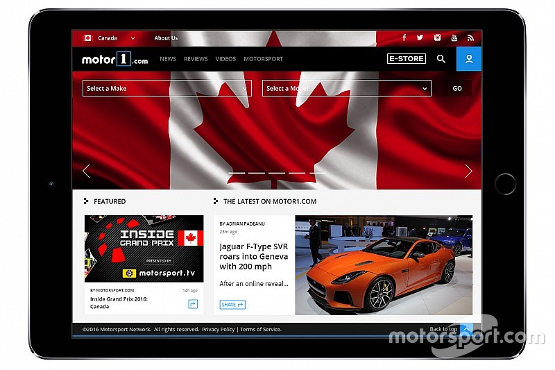 Motor1.com запускає Motor1.com - Канада
