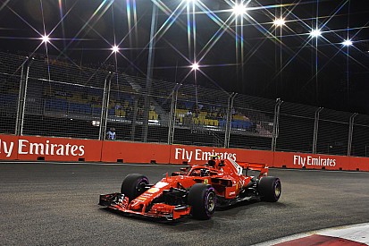 Raikkonen snelste op eerste dag in Singapore, Verstappen derde