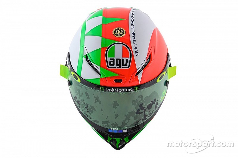 Galería: El casco especial de Rossi para el Gran Premio de Italia