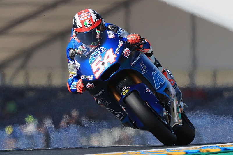 Pasini se hace con la pole y Márquez saldrá 3º