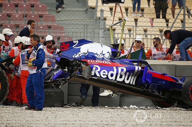 Formel 1 Spanien 2018: Schwerer Crash beendet Abschlusstraining