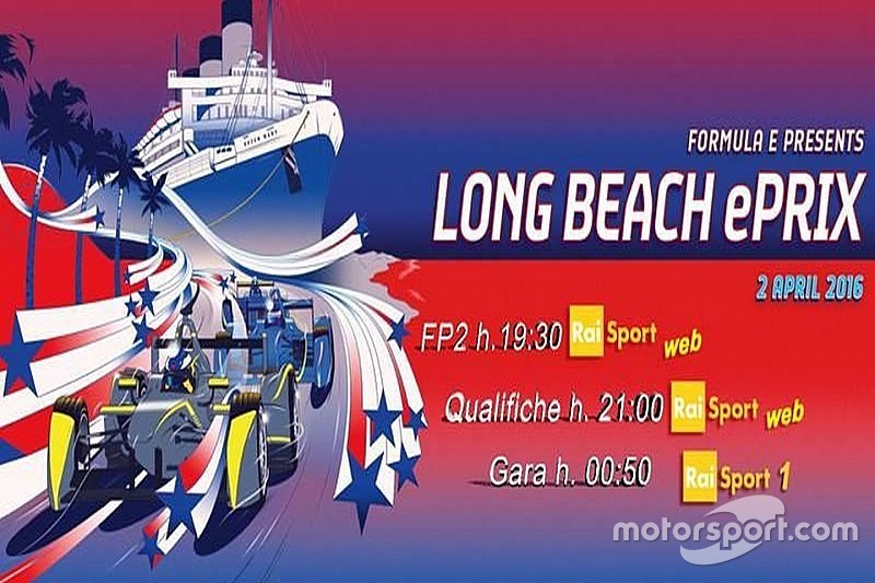 Ecco la programmazione TV dell'ePrix di Long Beach