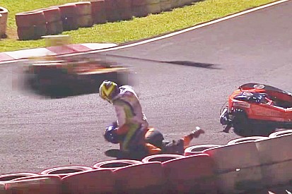 Vidéo - Un équipier de Massa en kart tente d'étrangler un concurrent