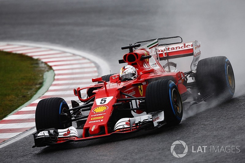 Ferrari: sul bagnato l'ala a cucchiaio è stata preferita da quella più carica