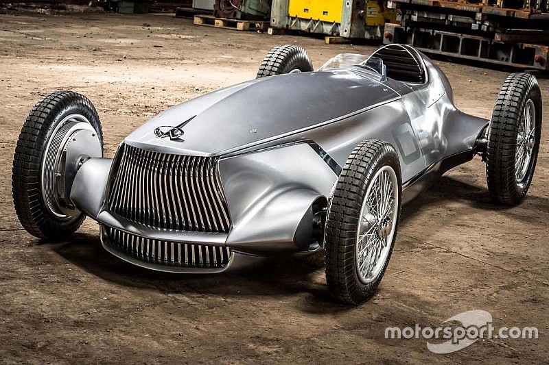 Infiniti Prototype 9, un concept monoplaza y eléctrico, con imagen retro