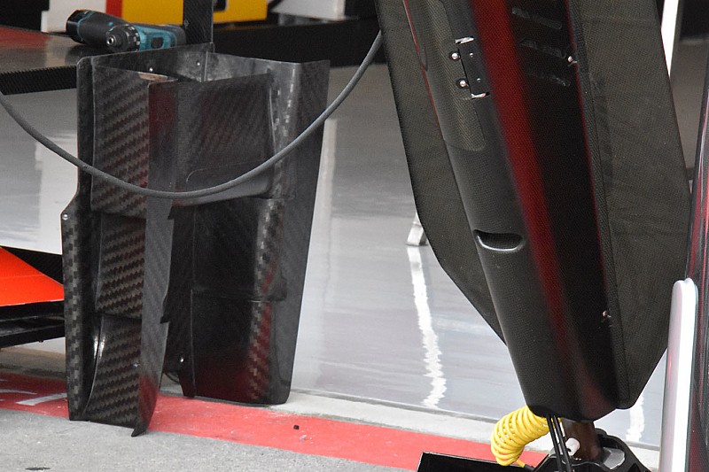 Ferrari: c'è anche un profilo che unisce i due lati dei turning vanes della SF71H